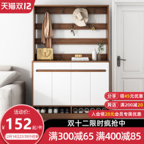 Shoe cabinet household entrance hanger integrated shoe rack storage cabinet