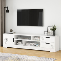 TV cabinet Small family Type modern minimalist tea table Composition Bedroom Nordic new ground cabinet Living room Easy TV cabinet