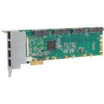 X204E Hybrid Telephone Voice Card 2U High PCI-E 4 RJ45 Interface Supports FXO FXS BRI E1 Asterisk Linux DAHDI