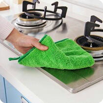 5-pack thickened coral fleece towel Super absorbent non-scratch floor kitchen hanging hand towel Cleaning rag