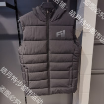 XTEP mens cotton vest 2019 winter new comfortable hooded warm casual cotton vest 981429270106