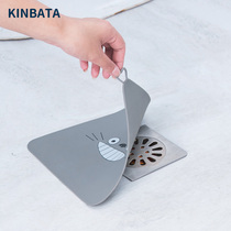  Japan floor drain pad deodorant toilet deodorant pad Silicone sewer plug anti-anti-odor artifact floor drain cover