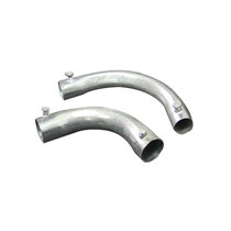 KBG JDG galvanized line tube moon bend 90 degree corner crescent moon bend moon bend full specifications