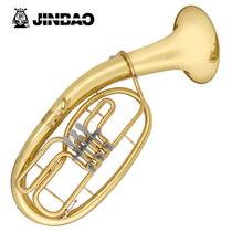 Jinbao sub-tone JBBR-1210 JBBR-1211 B- flat three flat key holding number painted gold brass instrument