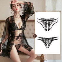 Sexy lingerie transparent passion suit Sao Nightnight charm free from pajamas bed seduction pure desire small breast woman