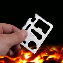 Easy to use multi-function outdoor life-saving saber card knife survival camping life-saving card knife portable pocket tool