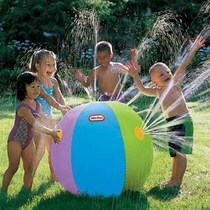 Inflatable water spray ball Outdoor water play ball Summer water spray beach ball Lawn play ball Childrens inflatable toy ball