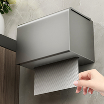 Toilet tissue box free punching toilet toilet paper pumping paper roll paper waterproof storage and placement box shelf wall-mounted