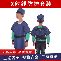 Radiological radiation anti-radiation lead clothes x-ray protection children half-sleeve intervention in dr film oral dental ctt set