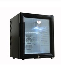 Refrigerated display cabinet commercial vertical small refrigerator sample single door glass ice bar household fruit tea fresh-keeping Cabinet
