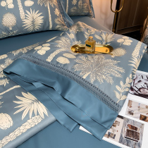 Summer ice silk summer cool quilted by four pieces of summer thin section Quilt Washable Superior Sensation True Silk Spring Autumn Air Conditioning Quilt Core