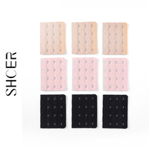 Sescher bra fitted with lengthened row-buttoned underwear back button extended buckle multi-color four-row buckle SF2049