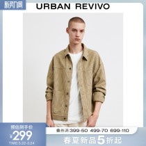 UR2021 Fall Winter New Mens Vintage Hip Hop Trend Striped Breasted Jacket ML28R1EE2000