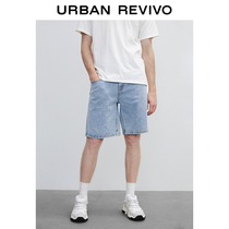UR2021 Summer New Pint Mens Fashion Trendy Jeans Shorts ML13SBQN2000
