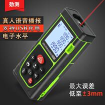 Duke laser rangefinder high precision infrared handheld electronic ruler millet measuring room artifact electronic level measurement