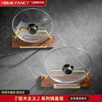 Pot cover rack Countertop Wall-mounted punch-free kitchen cutting board Cutting board Water tray Storage rack Cover rack Drain