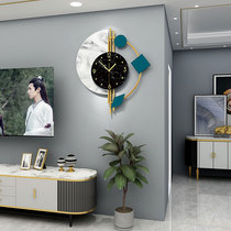 Nordic light luxury decorative clock wall clock Living room modern simple household fashion creative personality atmosphere hanging watch hanging wall