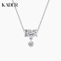 KADER big talk West Tour series necklace female sterling silver clavicle chain light luxury niche design sense Light luxury summer wild