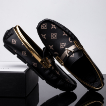 Bean Bean Shoes Men 2022 Summer Han edition One foot pedal Lazy Shoes Mens Shoes Business Casual Shoes Breathable Mens Shoes Tide