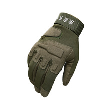 CQB players born outdoor tactical gloves male full finger o special forces anti-skid Black Hawk gloves anti-cut fighting