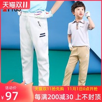 Childrens golf clothing boys summer trousers