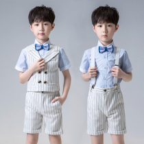 Boys dresses childrens small suit suits middle and large childrens host piano performance suits summer boys British suits