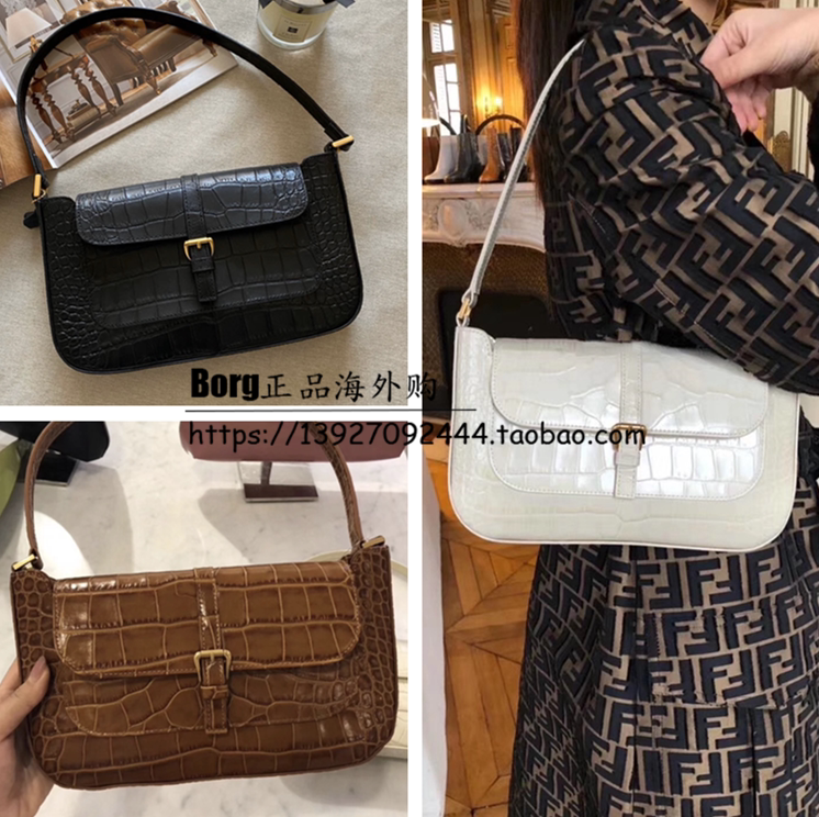  By Far female bag alligator print flip stick bag miranda ancient one-shoulder handbag underarms