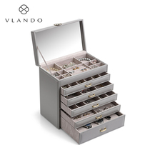 VLANDO Vilando jewelry box earrings watch jewelry storage box high-end sense