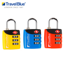 TravelBlue blue travel TSA combination lock Rod luggage Customs Customs lock TSA anti-theft certification travel lock