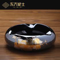 Creative Personality Customizable Home Ceramics Office Tea Room Living Room Tea Table Practical Ashtrays Decorations Hem