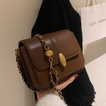 Daisy premium sense retro chain bag female ins niche 2021 New Wild Autumn Winter texture crossbody bag