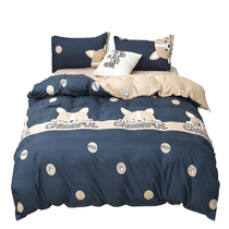 Duvet cover Single piece Double 150x200x230 Single student dormitory 1 5x1 8x2 0m quilt cover quilt single children