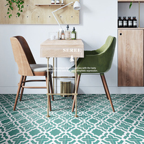 Retro Green Toilet Kitchen Floor Tiles Wall Brick Bohemian Wind Balcony Bathroom small flower brick flower sheet 200