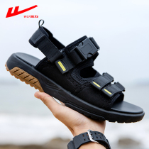 Back Force Sandals Mens Summer 2022 New Mens Leisure Driving Dual-use Slippers Sports Soft Bottom Beach Shoe Men