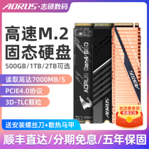 Gigabyte AORUS solid state drive 2t 1t 500GB laptop titanium sculpture gold sculpture M 2 interface PCIE4 0