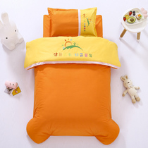 Customized kindergarten quilt three-piece set for childrens nap special bedding lunch nursery class six-piece set