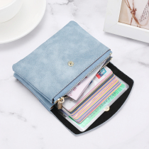 Mini Zero Wallet Card Bag Two-in-one Man Large Capacity Portable Small Wallet Short female multilayer minimalist coin bag soft