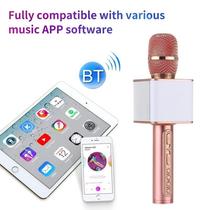 Mobile phone K songbao SD08 Bluetooth microphone support USB TF dual speakers wireless microphone cross-border customization