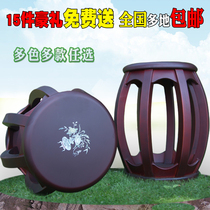 Guzheng stool full solid wood round stool imitation ancient Chinese zither stool Guitar Stool children Adult Guzheng Stool Multi Land