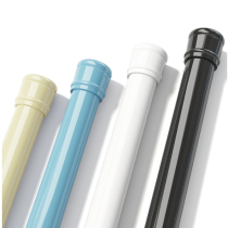 Thickened non-perforated telescopic rod toilet shower rod clothes bedroom bathroom wardrobe brace curtain rod