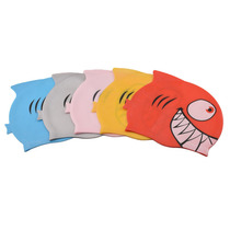 Shark swimming cap teenagers children swimming cap cartoon silicone swimming cap swimming training comfortable waterproof