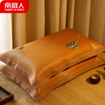 Pillow Summer Cool Pillows Home Summer Tea Stem Pillow Core Ice Vines Bamboo Mat Male single person Cervical Spine to help sleep