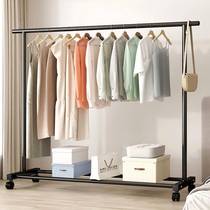 Simple coat rack household dryclothesdormitory coolclothesroom hanger hanger rack bedroom clothes receiver shelf