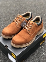 Fashion mens leather business casual shoes wear-resistant non-slip anti-odor head layer cowhide shoes hiking shoes mens walking shoes