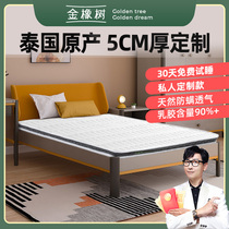 (Recommended by Li Hao) Golden Oak Student Dormitory Natural Latex Mattress Single 5cm Tatami Mat Small Tree