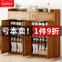 Shoe shelf home door simple indoor good-looking storage artifact shelf dustproof bedroom mini small shoe cabinet