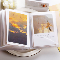 Plug-in bag storage book Large capacity Sticker card Bill Invoice note Favorites A6 album guide 40 pages