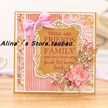 cutting template DIY mold cutting die greeting card album Scrapbook making tool lace long frame