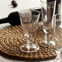 Collection time Camus say South French handmade glass goblet wine glass wine champagne glass juice cup