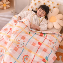 Children Summer cool quilted by pure cotton air conditioning by Kindergarten afternoon nap Baby Baby Full Cotton Cartoon Summer Quilt